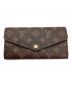 LOUIS VUITTON（ルイ ヴィトン）の古着「長財布」｜ブラウン