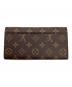 LOUIS VUITTON (ルイ ヴィトン) 長財布 ブラウン：60000円