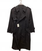 steinシュタイン）の古着「OVERSIZED TRENCH COAT」｜ブラック