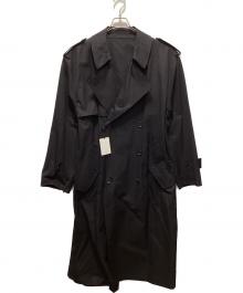 stein（シュタイン）の古着「OVERSIZED TRENCH COAT」｜ブラック