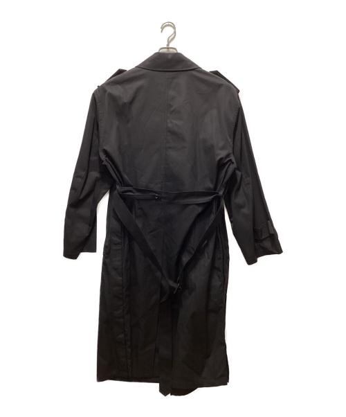 stein（シュタイン）stein (シュタイン) OVERSIZED TRENCH COAT ブラック サイズ:Ｓの古着・服飾アイテム