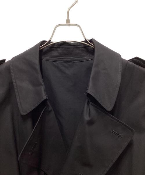 stein（シュタイン）stein (シュタイン) OVERSIZED TRENCH COAT ブラック サイズ:Ｓの古着・服飾アイテム