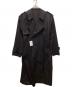 stein（シュタイン）の古着「OVERSIZED TRENCH COAT」｜ブラック