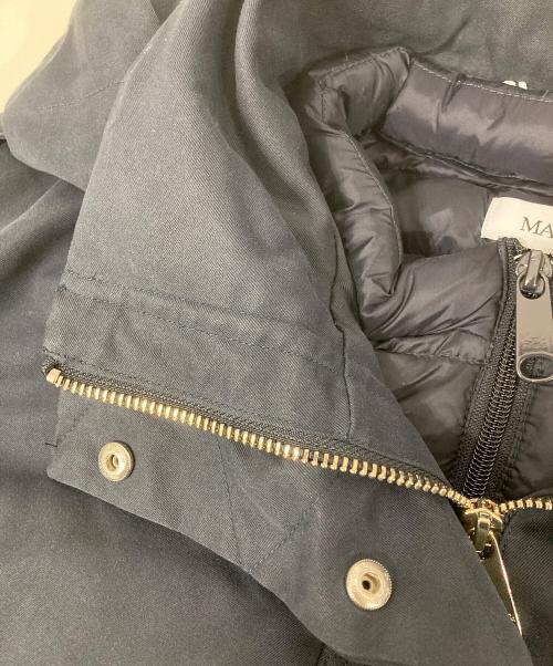 MAX&Co.（マックスアンドコー）MAX&Co. (マックスアンドコー) ダウンライナーフーデッドコート ネイビー サイズ:46の古着・服飾アイテム