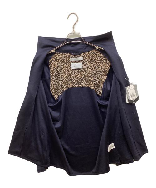 ESTNATION（エストネーション）ESTNATION (エストネーション) ウールジャージー シャツジャケット ネイビー サイズ:M 未使用品の古着・服飾アイテム