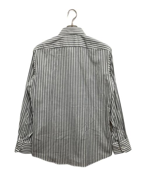 BOSS（ボス）BOSS (ボス) レギュラーフィットシャツ グレー サイズ:Mの古着・服飾アイテム