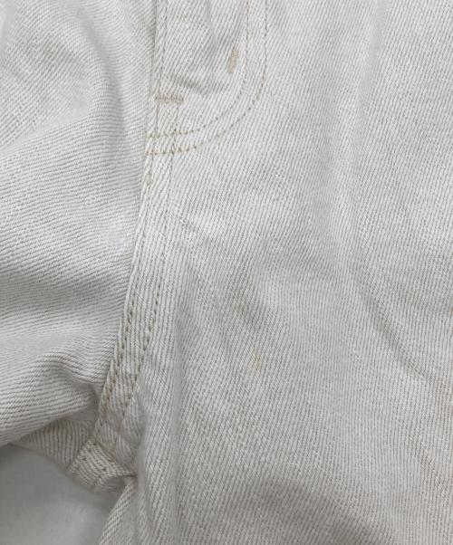 SERGE de bleu（サージ デ ブルー）SERGE de bleu (サージ デ ブルー) KHUFU3 ワイドデニムパンツ アイボリー サイズ:25の古着・服飾アイテム