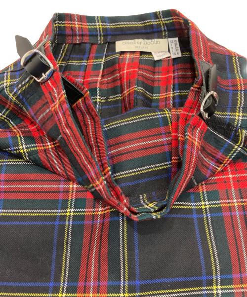 O'NEIL OF DUBLIN（オニールオブダブリン）O'NEIL OF DUBLIN (オニールオブダブリン) RAY BEAMS (レイ ビームス) チェック柄ラップスカート レッド×ブラック サイズ:US8の古着・服飾アイテム