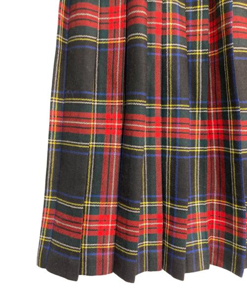 O'NEIL OF DUBLIN（オニールオブダブリン）O'NEIL OF DUBLIN (オニールオブダブリン) RAY BEAMS (レイ ビームス) チェック柄ラップスカート レッド×ブラック サイズ:US8の古着・服飾アイテム