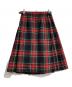 O'NEIL OF DUBLIN（オニールオブダブリン）の古着「チェック柄ラップスカート」｜レッド×ブラック