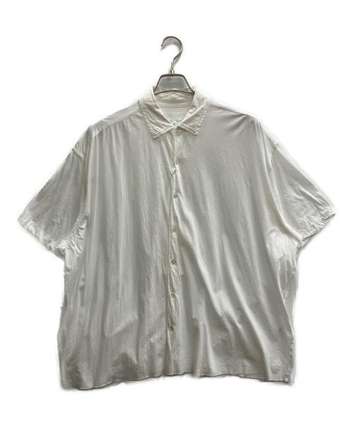 KANEMASA PHIL.（カネマサフィル）KANEMASA PHIL. (カネマサフィル) 46G Artisan S/S Shirt ホワイト サイズ:Mの古着・服飾アイテム