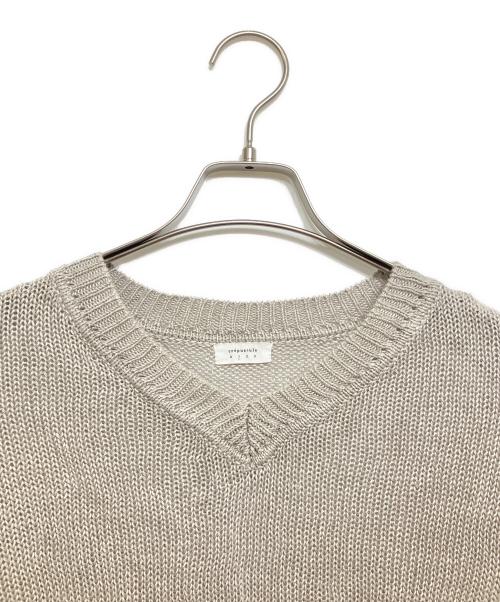 crepuscule（クレプスキュール）crepuscule (クレプスキュール) EXCLUSIVE L-G V/N Linen P/O グレー サイズ:1の古着・服飾アイテム