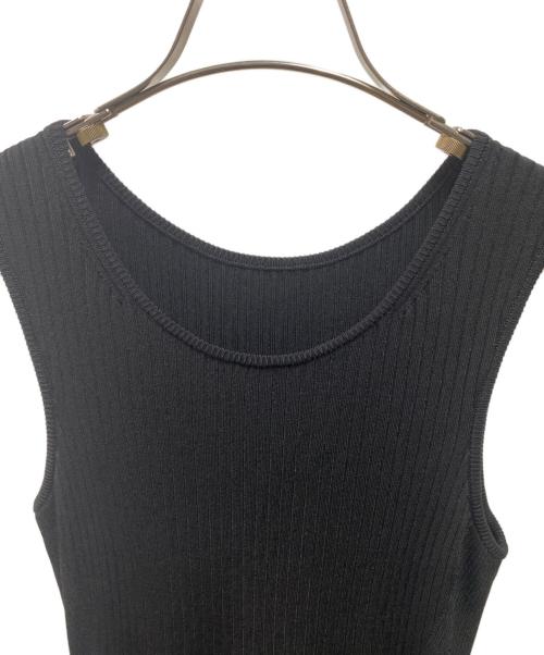 GRACE CLASS（グレースクラス）GRACE CLASS (グレースクラス) アメスリニットギャザーワンピース ブラック サイズ:36の古着・服飾アイテム