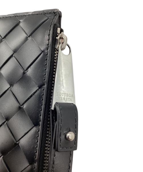 BOTTEGA VENETA（ボッテガベネタ）BOTTEGA VENETA (ボッテガベネタ) フラットポーチ ブラックの古着・服飾アイテム