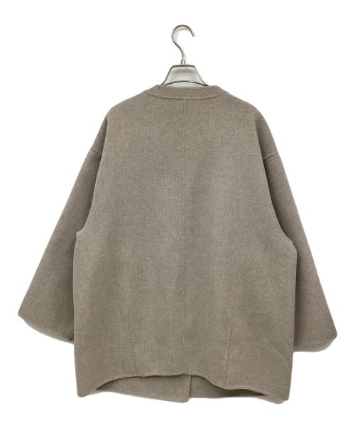 SLOBE IENA（スローブ イエナ）SLOBE IENA (スローブ イエナ) HAMILTONダブルフェイスウールショートコクーンコート ベージュ サイズ:FREEの古着・服飾アイテム