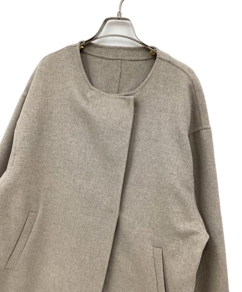 SLOBE IENA（スローブ イエナ）SLOBE IENA (スローブ イエナ) HAMILTONダブルフェイスウールショートコクーンコート ベージュ サイズ:FREEの古着・服飾アイテム