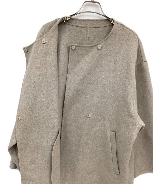 SLOBE IENA（スローブ イエナ）SLOBE IENA (スローブ イエナ) HAMILTONダブルフェイスウールショートコクーンコート ベージュ サイズ:FREEの古着・服飾アイテム