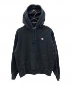 Champion REVERSE WEAVEチャンピオン リバース ウィーブ）の古着「00s復刻PULLOVER HOODIE　古着」｜ブラック