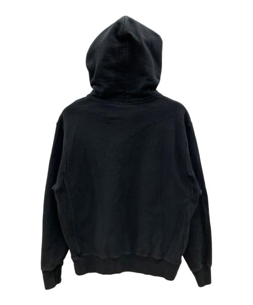 Champion REVERSE WEAVE（チャンピオン リバース ウィーブ）Champion REVERSE WEAVE (チャンピオン リバース ウィーブ) 00s復刻PULLOVER HOODIE　古着 ブラック サイズ:2XLの古着・服飾アイテム