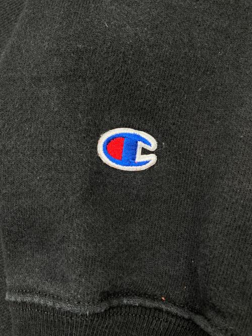 Champion REVERSE WEAVE（チャンピオン リバース ウィーブ）Champion REVERSE WEAVE (チャンピオン リバース ウィーブ) 00s復刻PULLOVER HOODIE　古着 ブラック サイズ:2XLの古着・服飾アイテム