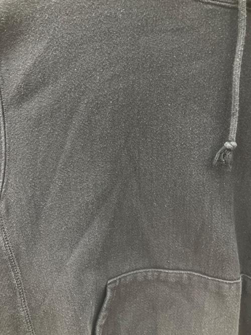 Champion REVERSE WEAVE（チャンピオン リバース ウィーブ）Champion REVERSE WEAVE (チャンピオン リバース ウィーブ) 00s復刻PULLOVER HOODIE　古着 ブラック サイズ:2XLの古着・服飾アイテム