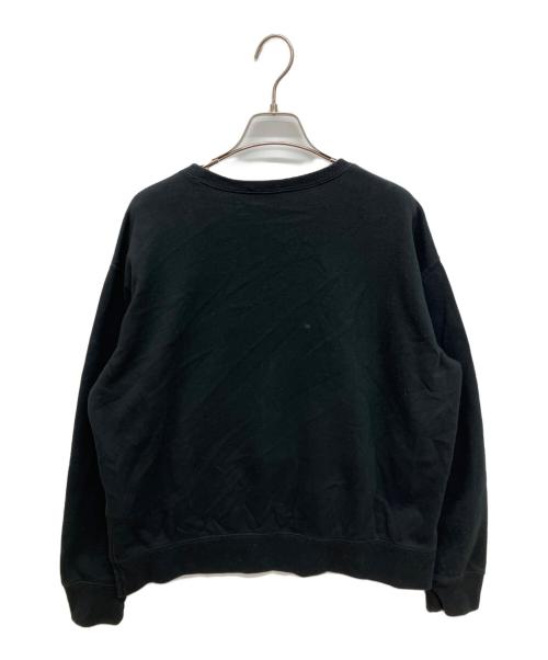 POLO RALPH LAUREN（ポロ・ラルフローレン）POLO RALPH LAUREN (ポロ・ラルフローレン) ライオンエンブレム刺繍スウェット ブラック サイズ:Ｌの古着・服飾アイテム