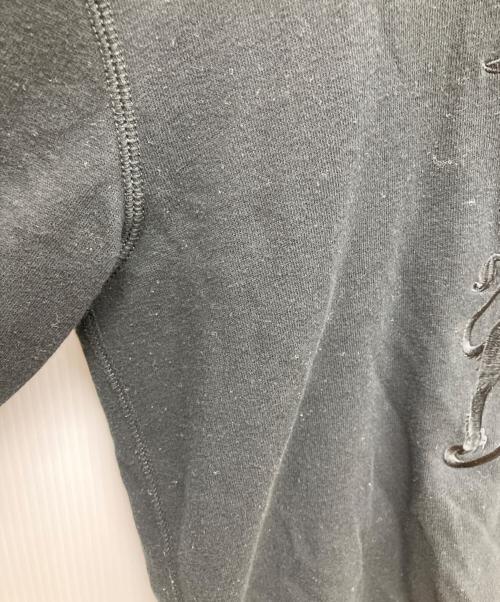 POLO RALPH LAUREN（ポロ・ラルフローレン）POLO RALPH LAUREN (ポロ・ラルフローレン) ライオンエンブレム刺繍スウェット ブラック サイズ:Ｌの古着・服飾アイテム