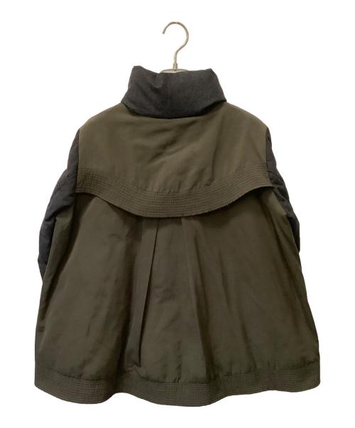 MONCLER（モンクレール）MONCLER (モンクレール) sacai (サカイ) SEI GIUBBOTTO グレー サイズ:2の古着・服飾アイテム