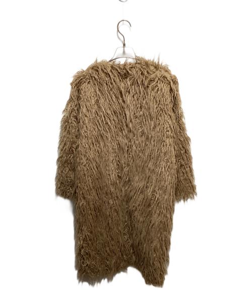 Ameri（アメリ）Ameri (アメリ) TEDDY LONG FUR COAT/フェイクファーコート ブラウン サイズ:FREEの古着・服飾アイテム