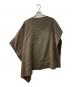 ZARA (ザラ) ZW COLLECTION CAPE WITH WOOL AND CLASP DETAIL ブラウン サイズ:M 未使用品：6000円