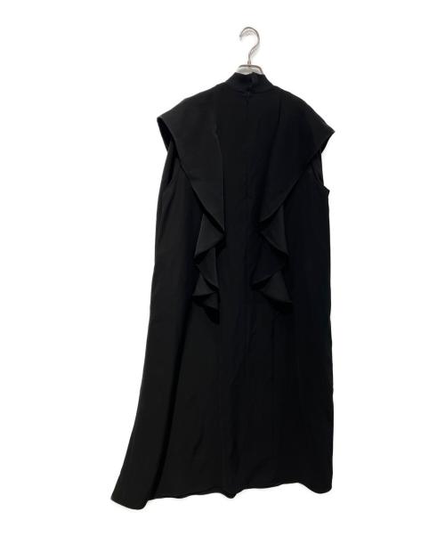 ENFOLD（エンフォルド）ENFOLD (エンフォルド) WIDE-FLARE DRESS　300GA733-1690 ブラック サイズ:36の古着・服飾アイテム