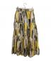 SACRA (サクラ) BRUSH PAINTING SKIRT（ブラッシュ　ペインティング　スカート） イエロー サイズ:38：10000円