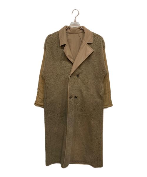 CLANE（クラネ）CLANE (クラネ) リバーシブルミリタリーロングコート ブラウン サイズ:1の古着・服飾アイテム