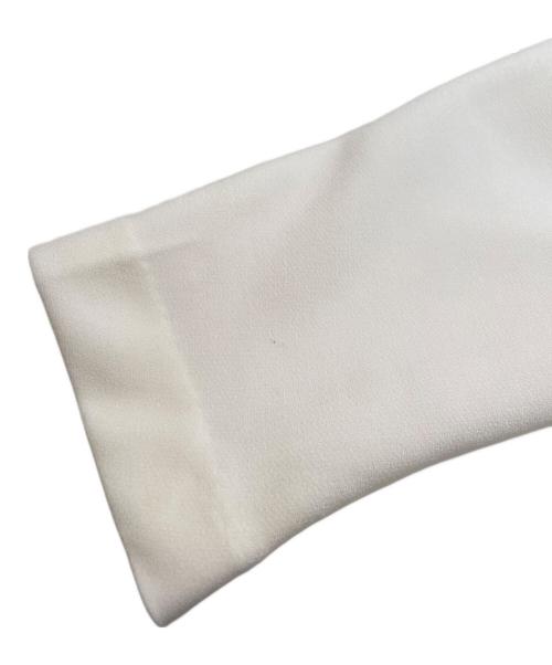 MUSE de Deuxieme Classe（ミューズ ドゥーズィエム クラス）MUSE de Deuxieme Classe (ミューズ ドゥーズィエム クラス) トリアセジョーゼット Vネック プルオーバー ホワイト サイズ:freeの古着・服飾アイテム