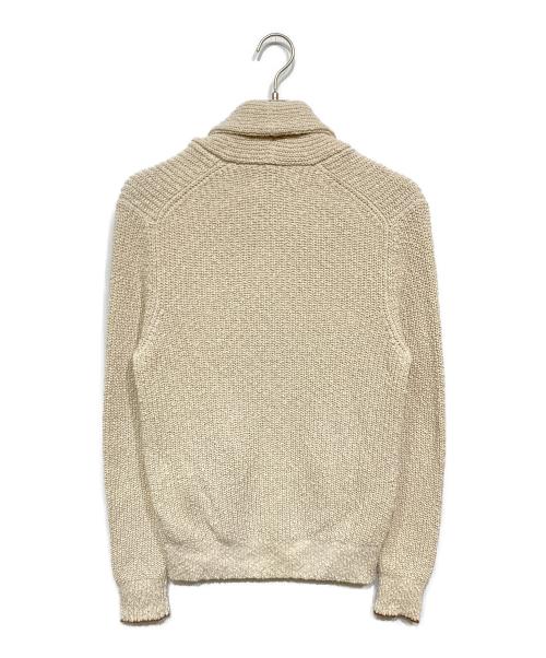BRUNELLO CUCINELLI（ブルネロクチネリ）BRUNELLO CUCINELLI (ブルネロクチネリ) コットンリネンショールカラーカーディガン ベージュ サイズ:46の古着・服飾アイテム