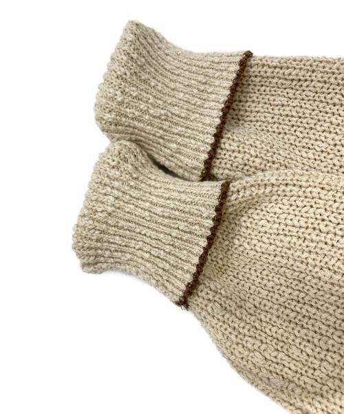 BRUNELLO CUCINELLI（ブルネロクチネリ）BRUNELLO CUCINELLI (ブルネロクチネリ) コットンリネンショールカラーカーディガン ベージュ サイズ:46の古着・服飾アイテム