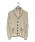 BRUNELLO CUCINELLI（ブルネロクチネリ）の古着「コットンリネンショールカラーカーディガン」｜ベージュ