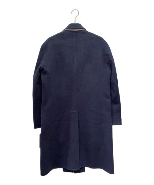 Cruciani（クルチアーニ）Cruciani (クルチアーニ) カシミヤチェスターコート ネイビー サイズ:44の古着・服飾アイテム