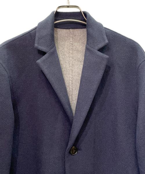 Cruciani（クルチアーニ）Cruciani (クルチアーニ) カシミヤチェスターコート ネイビー サイズ:44の古着・服飾アイテム