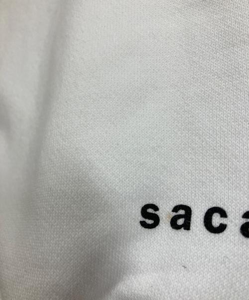 sacai（サカイ）sacai (サカイ) プルオーバーパーカー ホワイト サイズ:SIZE 0の古着・服飾アイテム