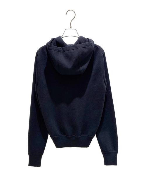 TOM FORD（トムフォード）TOM FORD (トムフォード) スエード切替フーデッドブルゾン　BWM2M TFK154 ネイビー サイズ:44の古着・服飾アイテム