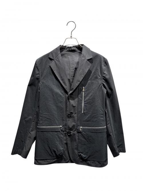 HERMES（エルメス）HERMES (エルメス) リバーシブル テーラードジャケット ブラック サイズ:44の古着・服飾アイテム