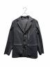 HERMES（エルメス）の古着「リバーシブル テーラードジャケット」｜ブラック