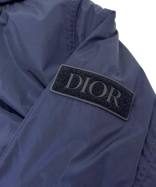 Christian Dior（クリスチャン ディオール）Christian Dior (クリスチャン ディオール) 21SS　ロゴパッチ フーディージャケット　013C402B3830 ネイビー サイズ:44の古着・服飾アイテム