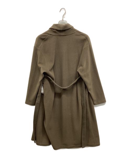 BALLSEY（ボールジィ）BALLSEY (ボールジィ) トスカーナジャージー ショールカラーコート ブラウン サイズ:Sの古着・服飾アイテム