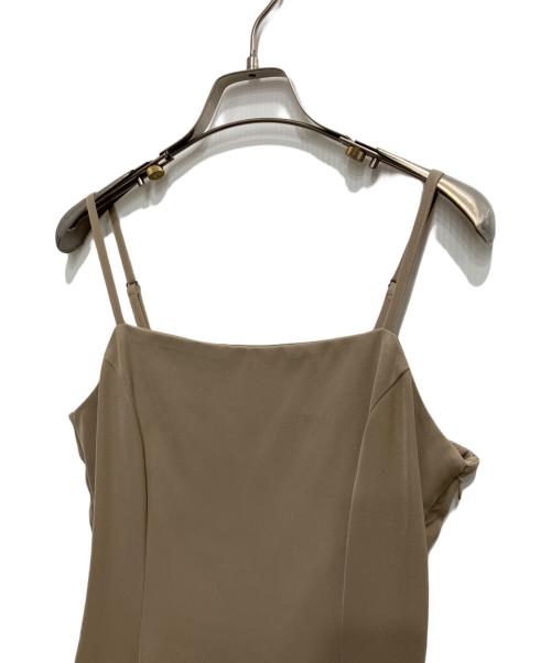 anuans（アニュアンス）anuans (アニュアンス) エンブロイダリーレースケープセットドレス ベージュ サイズ:Sの古着・服飾アイテム