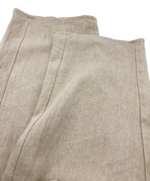 remula（リミューラ）remula (リミューラ) CURVE LINE PANTS ベージュ サイズ:Freeの古着・服飾アイテム