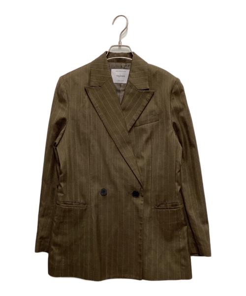 regleam（リグリーム）regleam (リグリーム) テーラードジャケット ブラウン サイズ:Sの古着・服飾アイテム