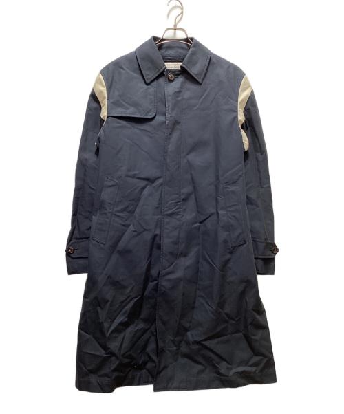 ALEXANDER McQUEEN（アレキサンダーマックイーン）ALEXANDER McQUEEN (アレキサンダーマックイーン) トレンチコート ネイビー サイズ:48の古着・服飾アイテム