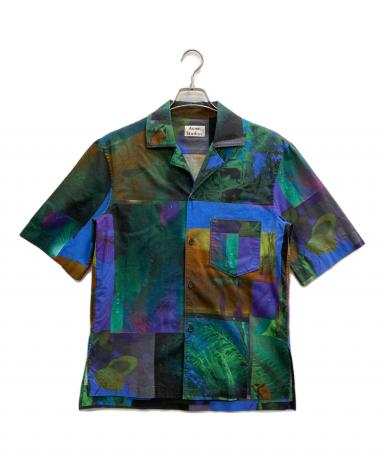 acne studios アクネストゥディオズ インディゴオープンカラーシャツ 中古・古着通販】ACNE STUDIOS (アクネ ストゥディオズ) ボタニカル